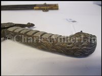 Lot 33 - A VICTORIAN NAVAL OFFICER'S DIRK BY GIEVE & SON, PORTSMOUTH