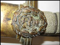 Lot 33 - A VICTORIAN NAVAL OFFICER'S DIRK BY GIEVE & SON, PORTSMOUTH