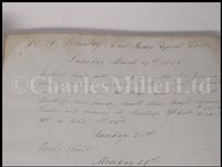 Lot 105 - LOG BOOK OF THE H.C.S. BOMBAY, 1832