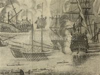 Lot 117 - ENGLAND'S GLORY, A SET OF FIVE ENGRAVINGS, ENGLISH SCHOOL, 18TH CENTURY