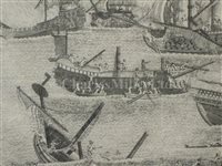 Lot 117 - ENGLAND'S GLORY, A SET OF FIVE ENGRAVINGS, ENGLISH SCHOOL, 18TH CENTURY