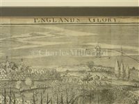 Lot 117 - ENGLAND'S GLORY, A SET OF FIVE ENGRAVINGS, ENGLISH SCHOOL, 18TH CENTURY