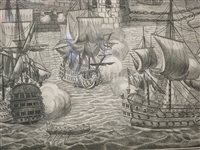 Lot 117 - ENGLAND'S GLORY, A SET OF FIVE ENGRAVINGS, ENGLISH SCHOOL, 18TH CENTURY