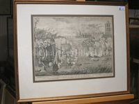 Lot 117 - ENGLAND'S GLORY, A SET OF FIVE ENGRAVINGS, ENGLISH SCHOOL, 18TH CENTURY