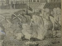 Lot 117 - ENGLAND'S GLORY, A SET OF FIVE ENGRAVINGS, ENGLISH SCHOOL, 18TH CENTURY