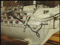 Lot 261 - A LARGE, FINELY CARVED AND WELL PRESENTED EARLY 19TH CENTURY NAPOLEONIC FRENCH PRISONER OF WAR BONE SHIP MODEL FOR A FIRST RATE SHIP OF THE LINE TRADITIONALLY IDENTIFIED AS H.M.S. CALEDONIA