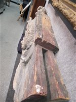 Lot 164 - THE FIGUREHEAD OF THE YACHT 'GELERT', R.Y.S., CARVED BY JAMES HELLYER OF HELLYER & SON TO THE ORDER OF R. & M. RATSEY'S YARD, WEST COWES, 1867