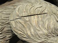 Lot 164 - THE FIGUREHEAD OF THE YACHT 'GELERT', R.Y.S., CARVED BY JAMES HELLYER OF HELLYER & SON TO THE ORDER OF R. & M. RATSEY'S YARD, WEST COWES, 1867