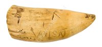 Lot 88 - Ø A 19TH CENTURY FIJIAN WHALE'S TOOTH TABUA