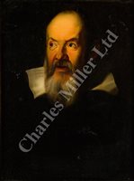 Lot 179 - AFTER JUSTUS SUSTERMANS, 19TH CENTURY - Portrait of Galileo