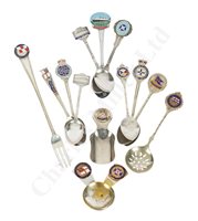 Lot 134 - A COLLECTION OF PLATED LINER SOUVENIRS (14)