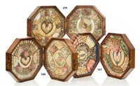 Lot 160 - A 19TH CENTURY DOUBLE SHELLWORK VALENTINE