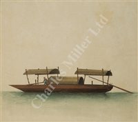 Lot 3 - CHINESE SCHOOL, LATE 19TH CENTURY - Studies of Junks