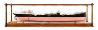 Lot 277 - A FINE BUILDER’S MODEL OF THE TANK STEAMERS 'NERITE' AND 'COWRIE' BUILT FOR M .SAMUEL & CO. BY SIR W. G. ARMSTRONG, MITCHELL & CO, NEWCASTLE-ON-TYNE, 1896