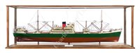 Lot 281 - A BUILDER'S MODEL FOR THE T.S.M.V. 'SACRAMENTO' BUILT BY CAMMELL LAIRD, BIRKENHEAD FOR ELLERMAN'S WILSON LINE LTD, HULL, 1945