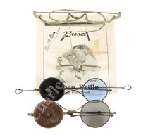 Lot 192 - A PAIR OF LUPEN-BRILLE MAGNIFYING SPECTACLES BY BUSCH, GERMANY, CIRCA 1920