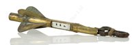 Lot 172 - A MECHANICAL TORPEDO LOG BY EDWARD MASSEY OWNED BY LORD BURGHLEY, ROYAL VICTORIA YACHT CLUB