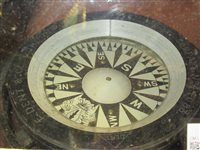 Lot 41 - A COPPER AND BRASS BOAT BINNACLE COMPASS BY DENT, CIRCA 1840