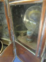 Lot 41 - A COPPER AND BRASS BOAT BINNACLE COMPASS BY DENT, CIRCA 1840