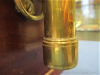 Lot 41 - A COPPER AND BRASS BOAT BINNACLE COMPASS BY DENT, CIRCA 1840