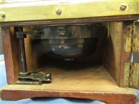 Lot 41 - A COPPER AND BRASS BOAT BINNACLE COMPASS BY DENT, CIRCA 1840