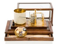 Lot 210 - A LATE 19TH CENTURY BAROGRAPH