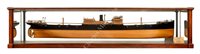 Lot 273 - THE BUILDER'S MIRROR-BACKED HALF-MODEL FOR THE GENERAL PURPOSE CARGO SHIP S.S. CRAIGFORTH, BUILT BY A. RODGER & CO. FOR THE CRAIG LINE, 1907