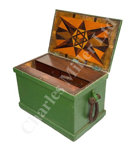 Lot 97 - A FINE 19TH CENTURY SHIP'S CARPENTER'S TOOL CHEST