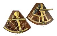 Lot 198 - A FINE 8½IN. RADIUS VERNIER SEXTANT BY WILLIAM CHARLES COX, PLYMOUTH, CIRCA 1825