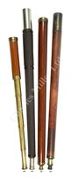 Lot 185 - A 2IN. FOUR DRAW WOOD AND BRASS TELESCOPE BY C. & G. DIXEY, LONDON, CIRCA 1830