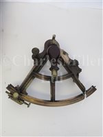 Lot 135 - AN 8IN. RADIUS VERNER SEXTANT BY WILLIAM DOLLOND, LONDON, CIRCA 1860, OWNED BY WALTER GOODSALL, NAVIGATION OFFICER ABOARD THE S.S. 'GREAT EASTERN' CIRCA 1865