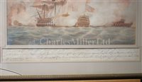 Lot 20 - ATTRIBUTED OF NICHOLAS POCOCK (ENGLISH, 1740-1821) - Glorious First of June, H.M.S. 'Queen Charlotte' forcing the French line