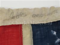 Lot 47 - ADMIRAL SIR HENRY BERTRAM PELLY'S WHITE NAVAL ENSIGN, BELIEVED TO HAVE BEEN FLOWN ABOARD H.M.S. TIGER DURING THE BATTLE OF JUTLAND, 31 MAY-1st JUNE, 1916