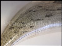 Lot 84 - Ø A FINE SAILORWORK SCRIMSHAW DECORATED WHALE'S TOOTH, 1830s-40s
