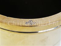 Lot 35 - A RARE SET OF STANDARD MEASURES FOR THE ADMIRALTY VICTUALLING BOARD, BY Rd. VANDOME & CO., LONDON, 1826