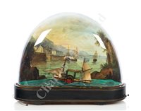 Lot 163 - A 19TH CENTURY MUSICAL ROCKING SHIP AUTOMATON