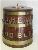 Lot 38 - A ROYAL NAVY GROG CASK, SECOND-HALF 20TH CENTURY