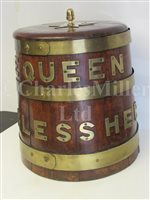 Lot 38 - A ROYAL NAVY GROG CASK, SECOND-HALF 20TH CENTURY
