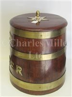 Lot 38 - A ROYAL NAVY GROG CASK, SECOND-HALF 20TH CENTURY