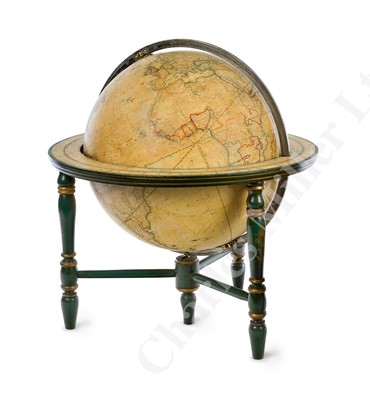 Lot 218 - AN 18IN. SMITH’S TERRESTRIAL GLOBE BY GEORGE PHILLIP & SON LTD, LONDON, CIRCA 1890