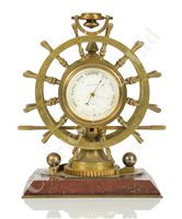 Lot 145 - A FINE MARINE-THEMED PRESENTATION CLOCK BY JONES & SONS, PARIS, CIRCA 1877