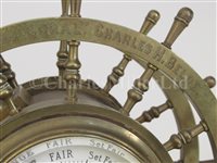 Lot 145 - A FINE MARINE-THEMED PRESENTATION CLOCK BY JONES & SONS, PARIS, CIRCA 1877
