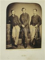 Lot 137 - THE OXFORD CAPTAIN'S WINNING BLADES FROM THE 1859 AND 1861 OXFORD & CAMBRIDGE BOAT RACES