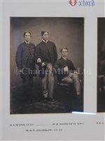 Lot 137 - THE OXFORD CAPTAIN'S WINNING BLADES FROM THE 1859 AND 1861 OXFORD & CAMBRIDGE BOAT RACES