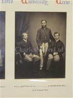 Lot 137 - THE OXFORD CAPTAIN'S WINNING BLADES FROM THE 1859 AND 1861 OXFORD & CAMBRIDGE BOAT RACES