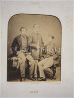 Lot 137 - THE OXFORD CAPTAIN'S WINNING BLADES FROM THE 1859 AND 1861 OXFORD & CAMBRIDGE BOAT RACES