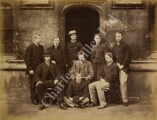 Lot 140 - THE OXFORD CAPTAIN'S WINNING BLADE FROM THE 1865 OXFORD & CAMBRIDGE BOAT RACE