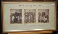 Lot 140 - THE OXFORD CAPTAIN'S WINNING BLADE FROM THE 1865 OXFORD & CAMBRIDGE BOAT RACE