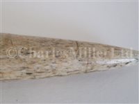 Lot 82 - Ø A 19TH CENTURY SAILORWORK FID; and a model harpoon