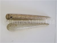 Lot 82 - Ø A 19TH CENTURY SAILORWORK FID; and a model harpoon